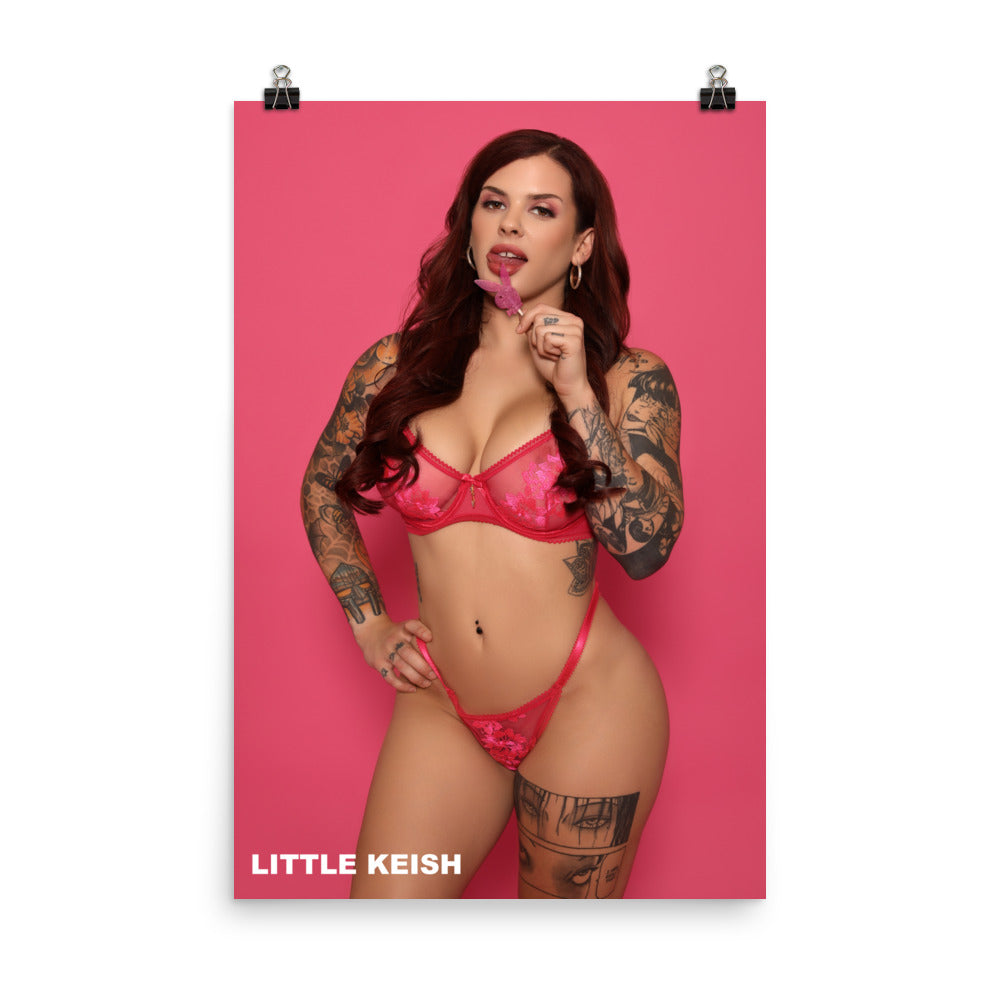 Little Keish Poster All Pink